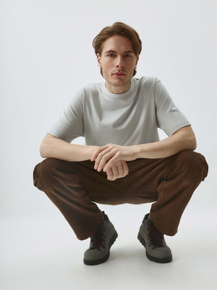 Футболка PETER REGULAR FIT базовая. Фото №4