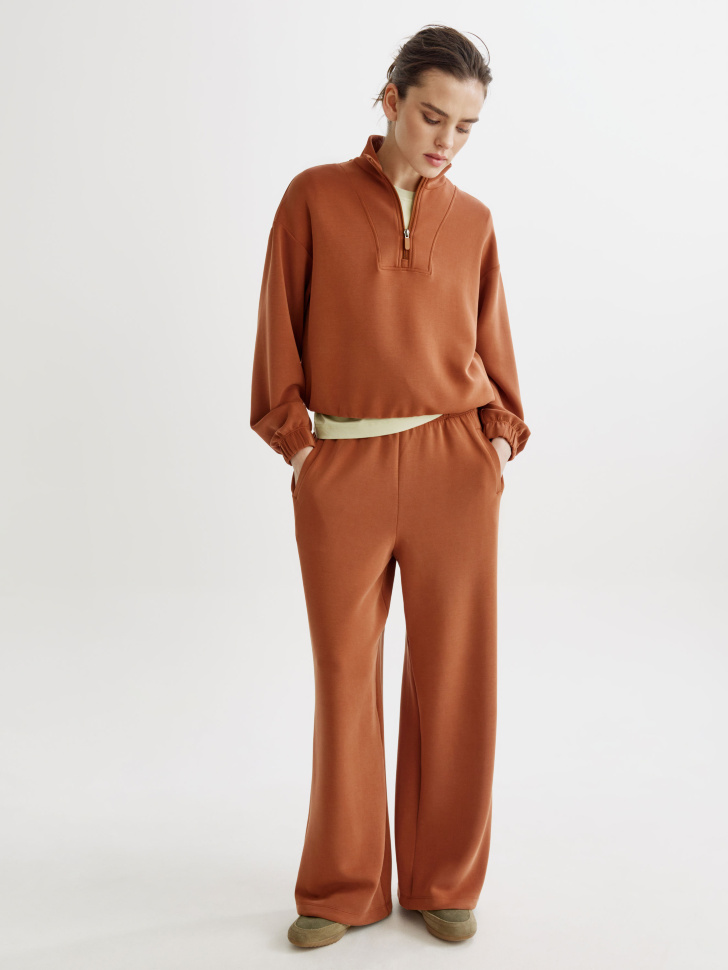 

Модаловые брюки с регулируемыми затяжками по низу, SL6804011516