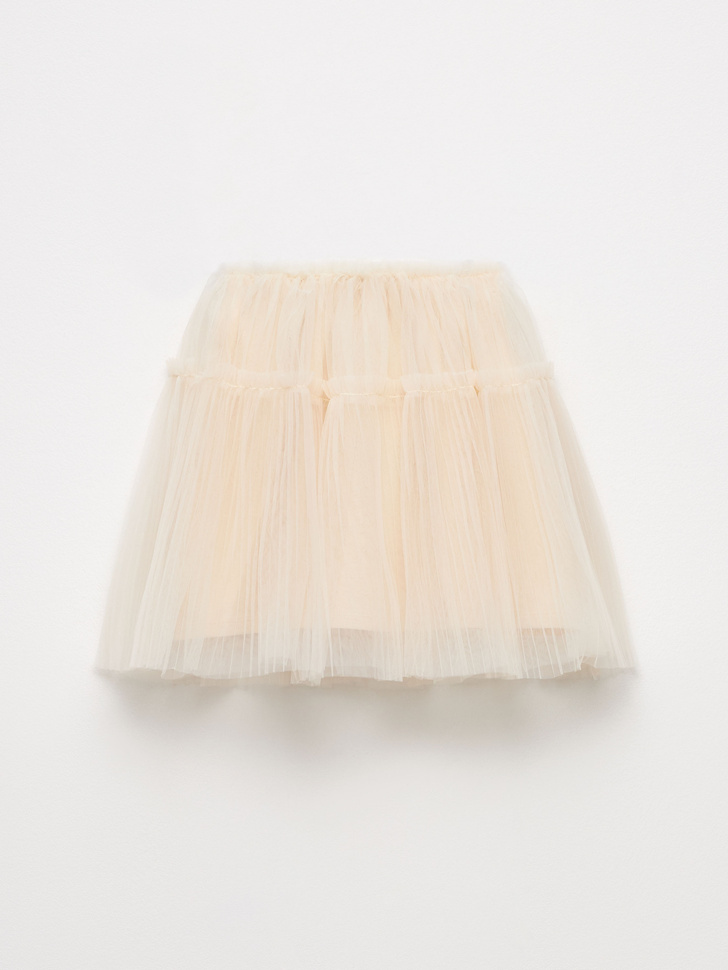 юбка для девочек (белый, 116) sela 4680129974046 - фото 3