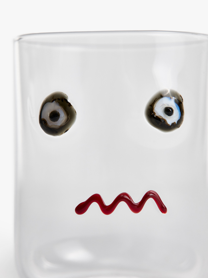 стакан из стекла с декором по цене 1199 руб вид справа