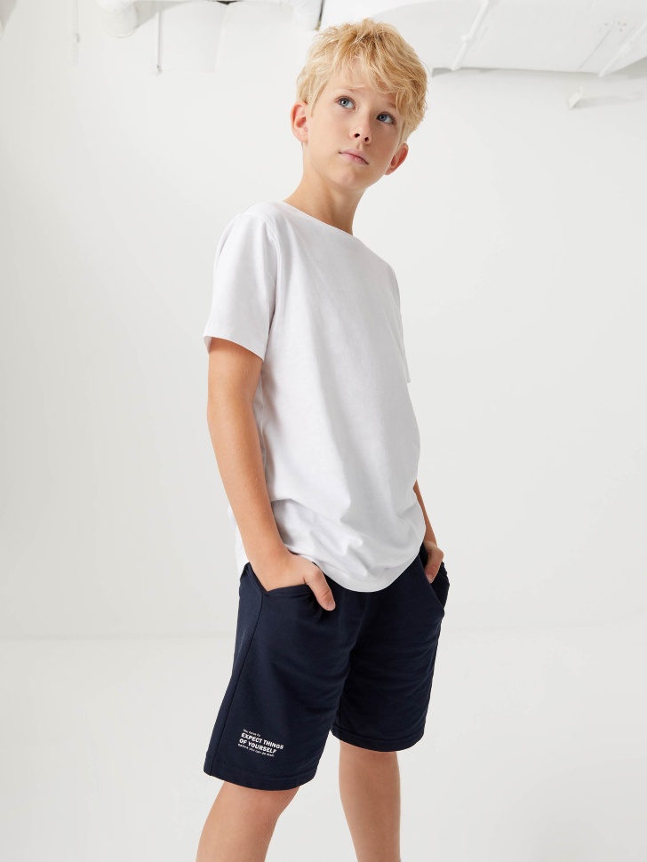 Спортивные шорты для мальчиков (синий, 152/ 12-13 YEARS)