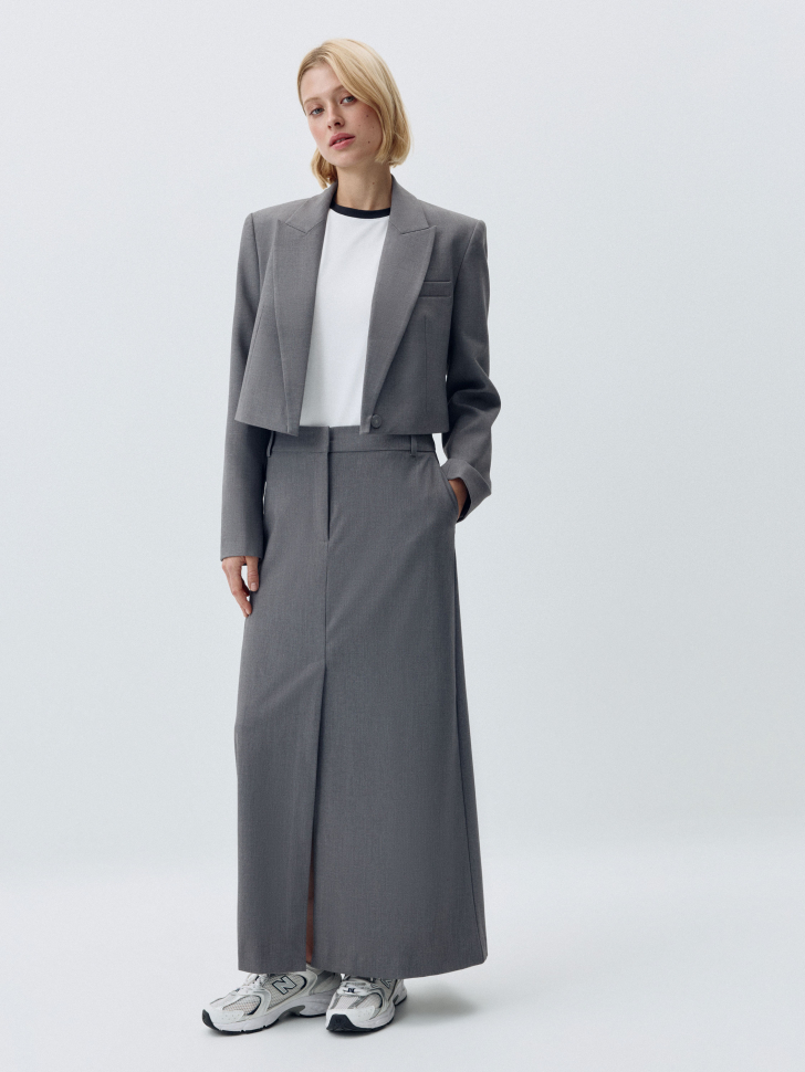 

Костюмная юбка макси