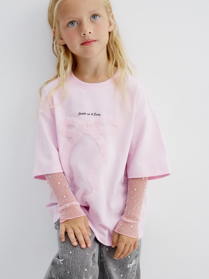 митенки со стразами для девочек 4610517079787 фотография