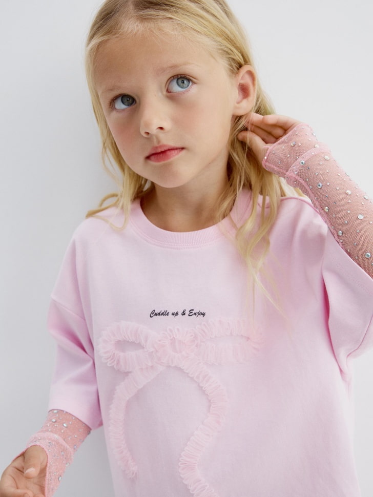 митенки со стразами для девочек 4610517079787 в интернет магазине