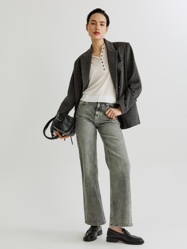 

Классические прямые джинсы со средней посадкой, SL6801011428