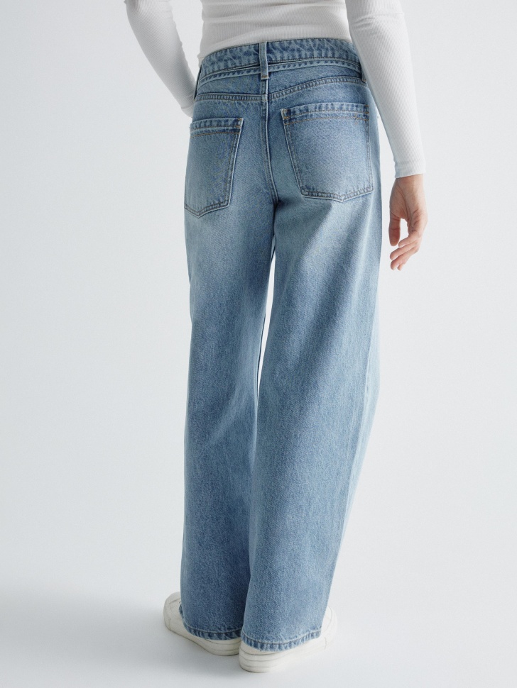 джинсы wide leg с поясом 4610517241641 с промокодом