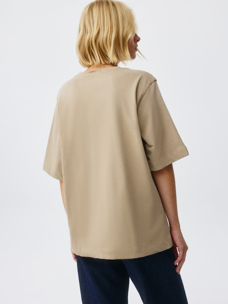Базовая футболка ALBA oversize fit. Фото №3