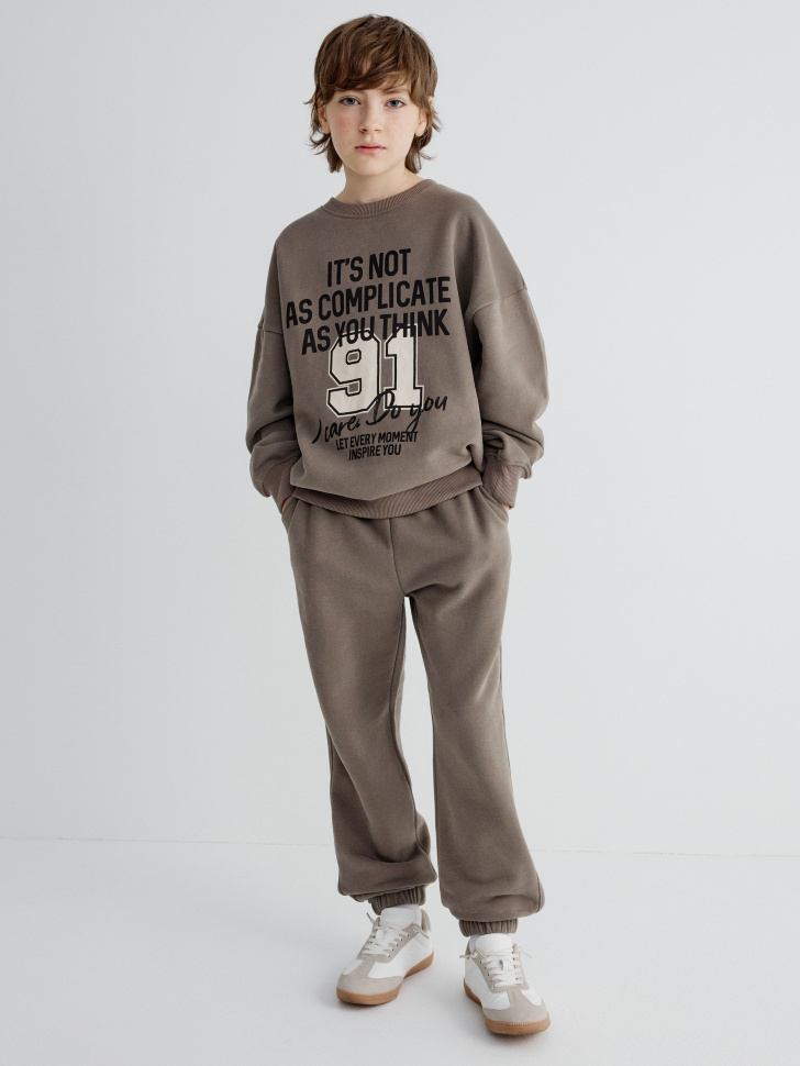 свитшот с принтом для мальчиков 4610517155252 по акции