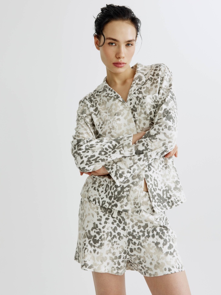 Пижама Sela с анималистичным принтом, арт. 38059