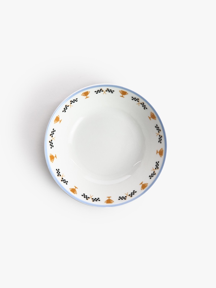 

Детская глубокая тарелка из фарфора с рисунком, SL6801227178