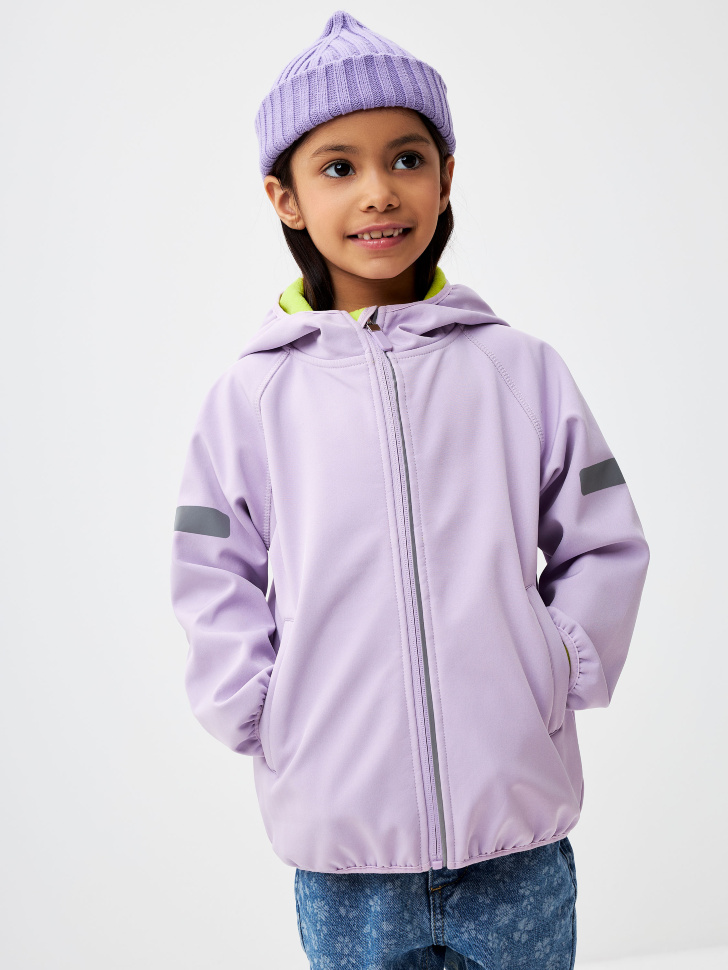 

Ветровка Softshell на флисе для девочек