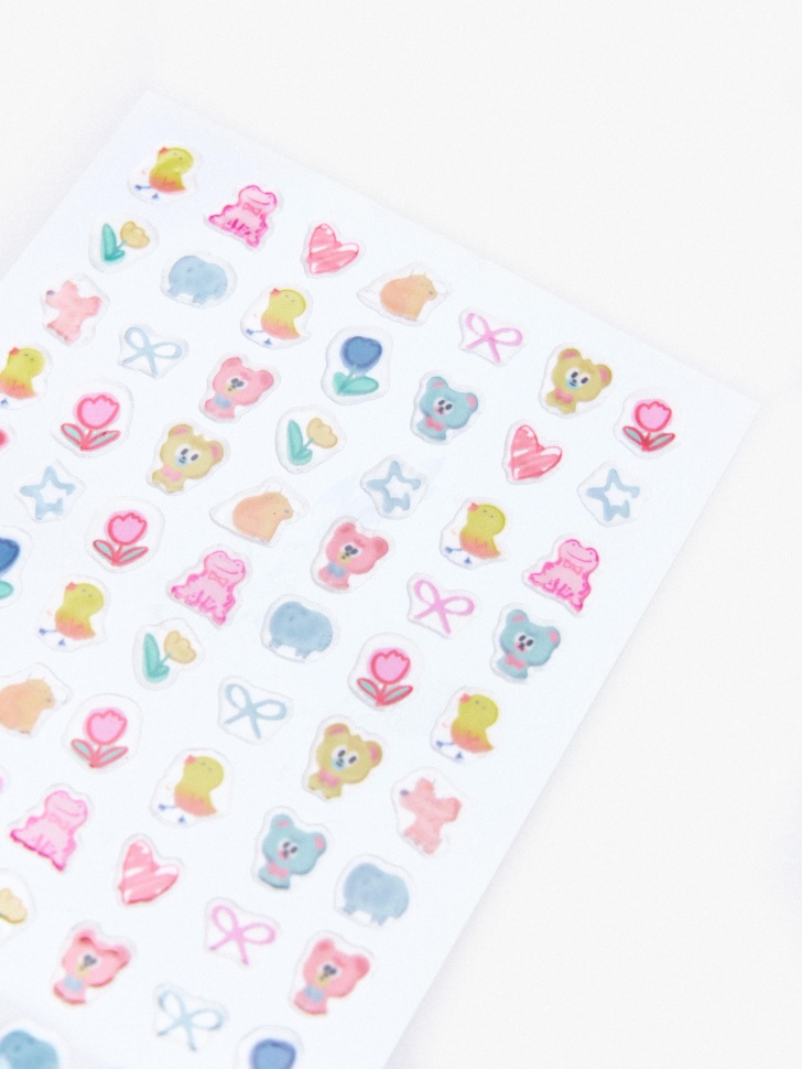 набор наклеек для ногтей детский от бренда sela вид слева