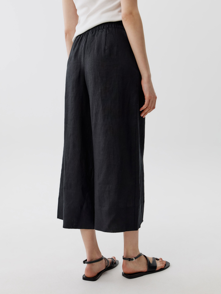 брюки кюлоты из льна по цене 4799 руб вид справа