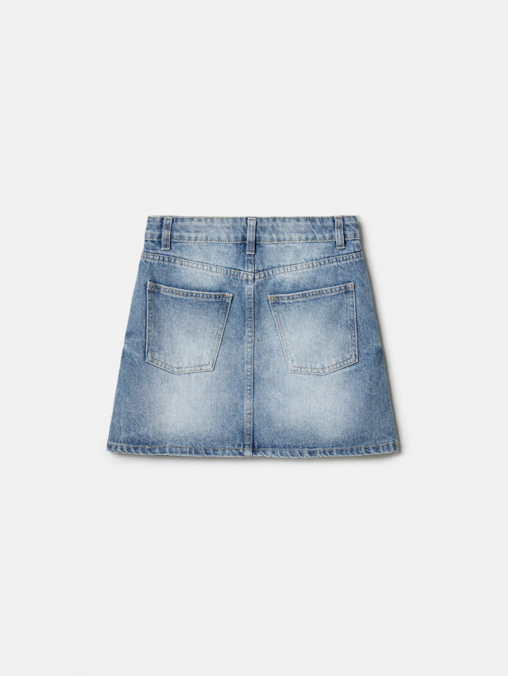 джинсовая юбка для девочек по цене 1699 руб вид справа