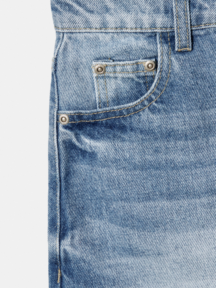 джинсовая юбка для девочек из россии вид сбоку