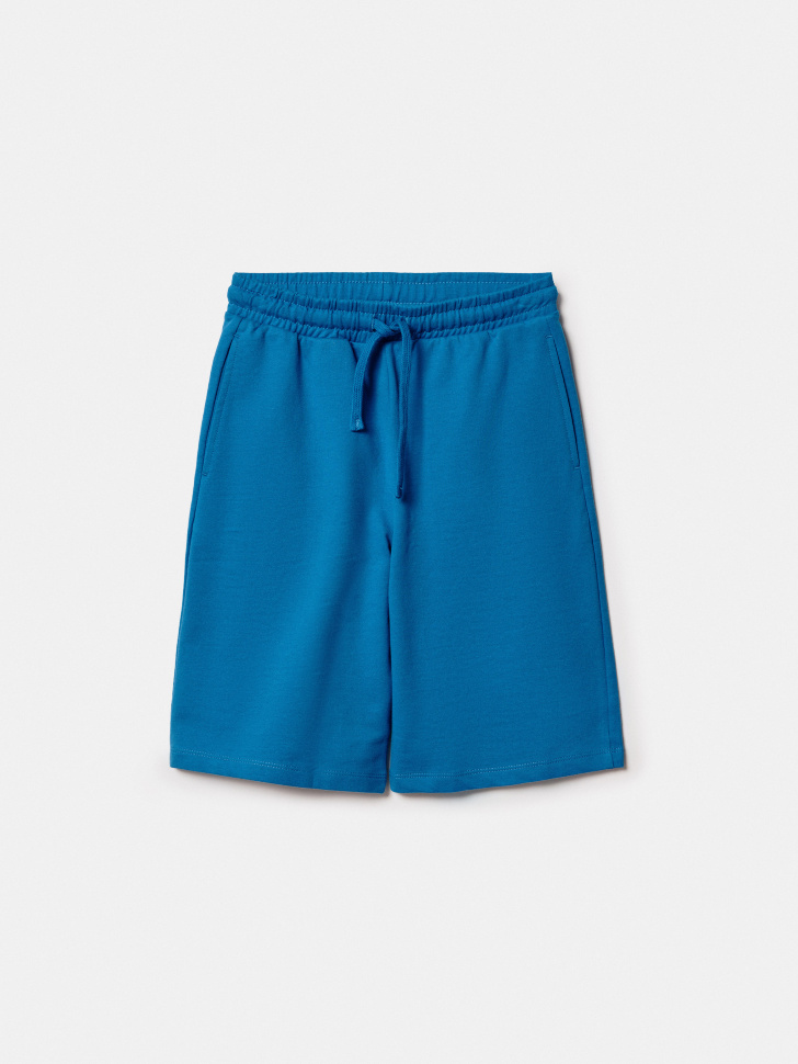 Базовые удлиненные шорты Sela, синий, арт. 52094