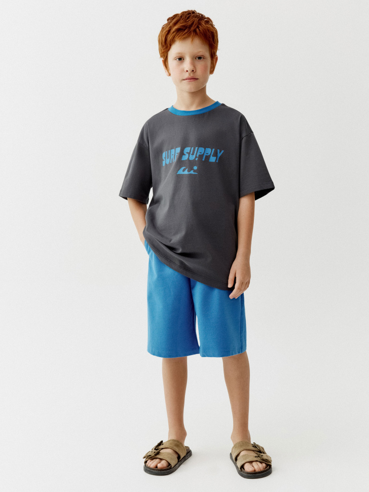 базовые удлиненные шорты для мальчиков 4610517991157 фотография