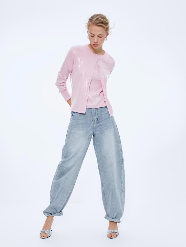 кардиган с пайетками 4610517096739 по акции