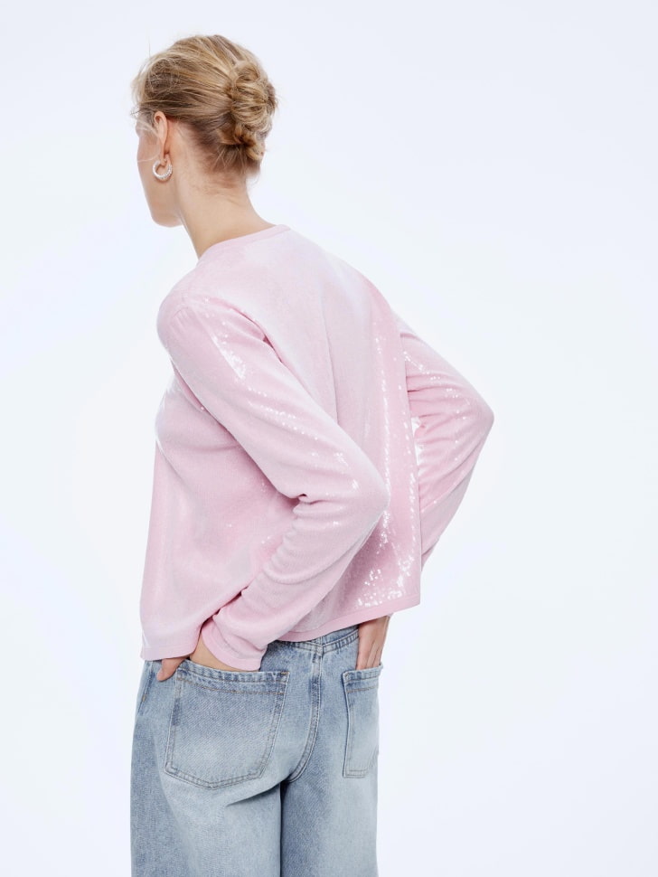 кардиган с пайетками 4610517096739 с промокодом