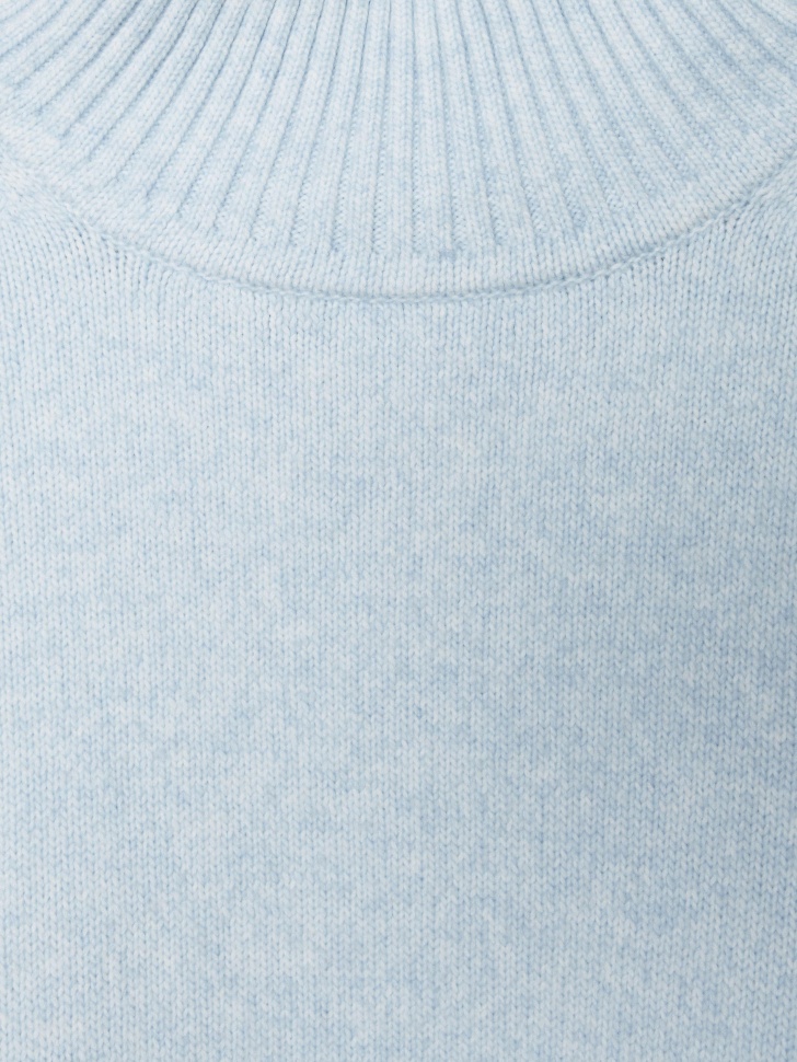 укороченный вязаный джемпер с содержанием шерсти 4610517268297 по распродаже