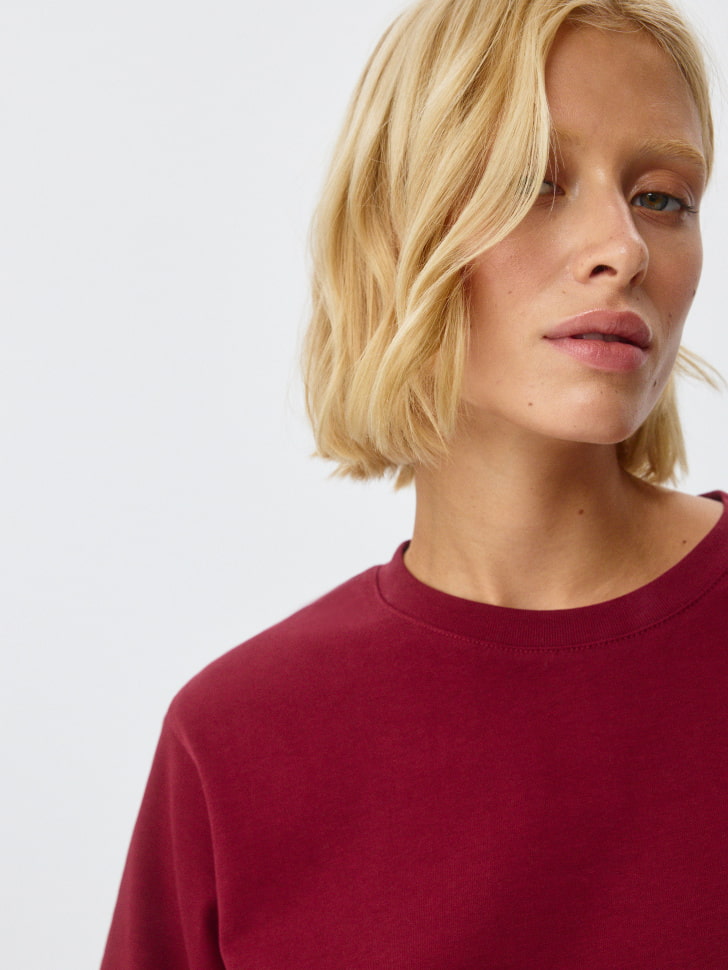 Базовая футболка ALBA oversize fit. Фото №4