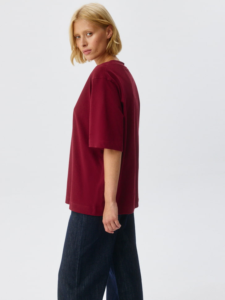 Базовая футболка ALBA oversize fit. Фото №5