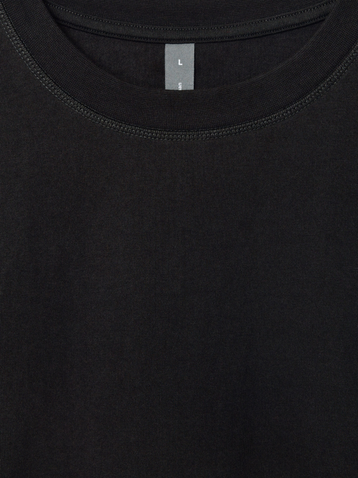 базовая футболка max oversize fit из хлопка спереди