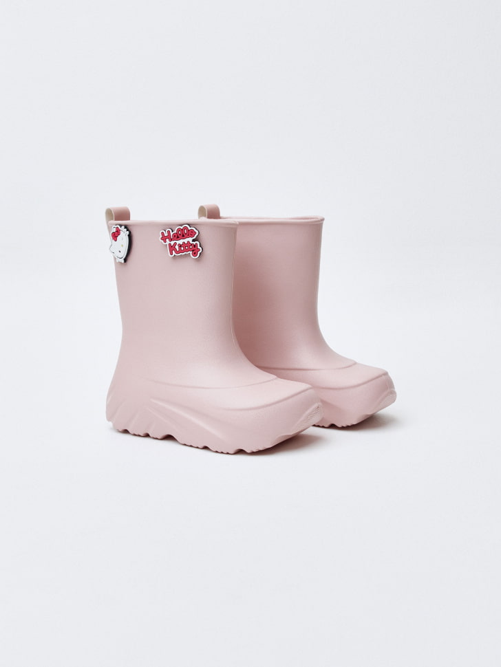 резиновые сапоги c декором hello kitty для девочек 4680798769349 с промокодом