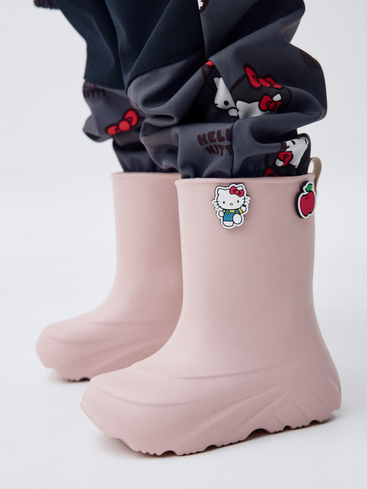 

Резиновые сапоги c декором Hello Kitty для девочек, SL5808195206