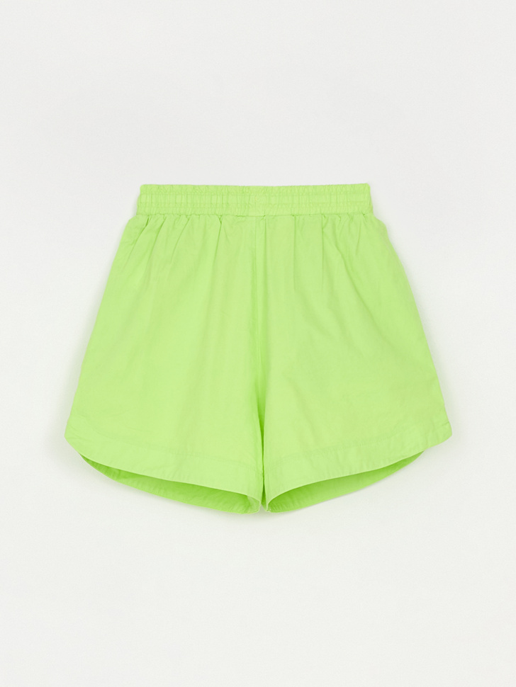 Хлопковые шорты для девочек (зеленый, 140) sela 4680168379741 - фото 2