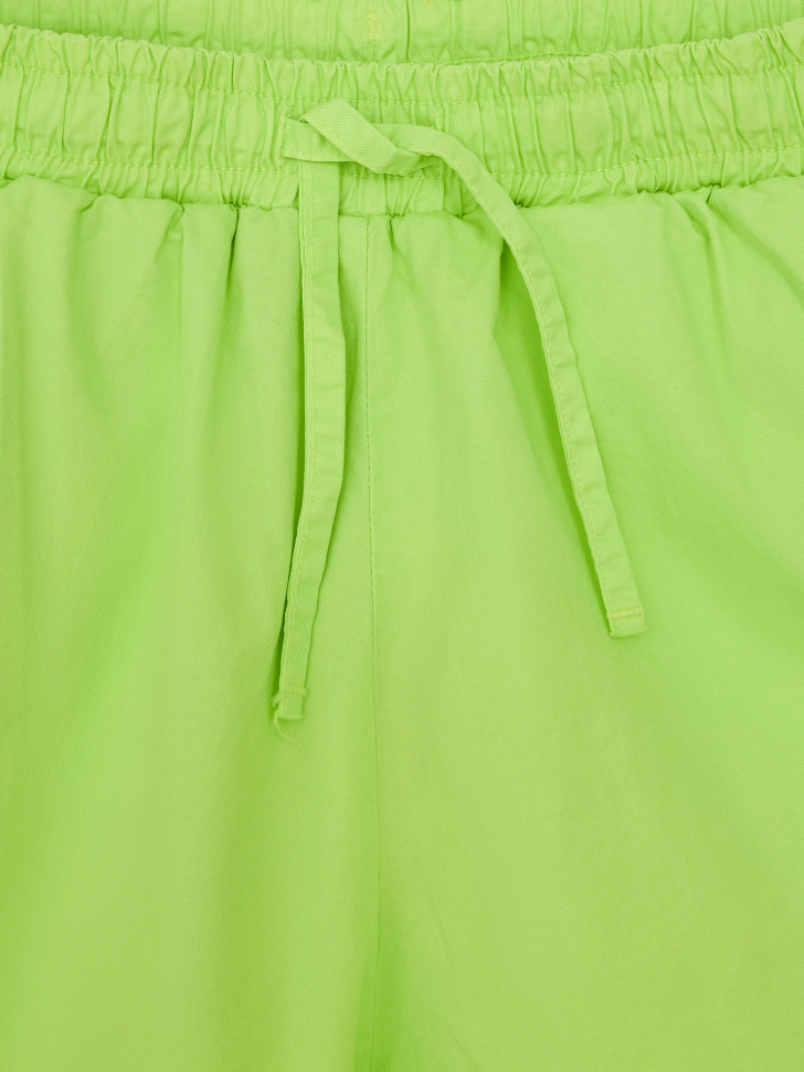 Хлопковые шорты для девочек (зеленый, 140) sela 4680168379741 - фото 3