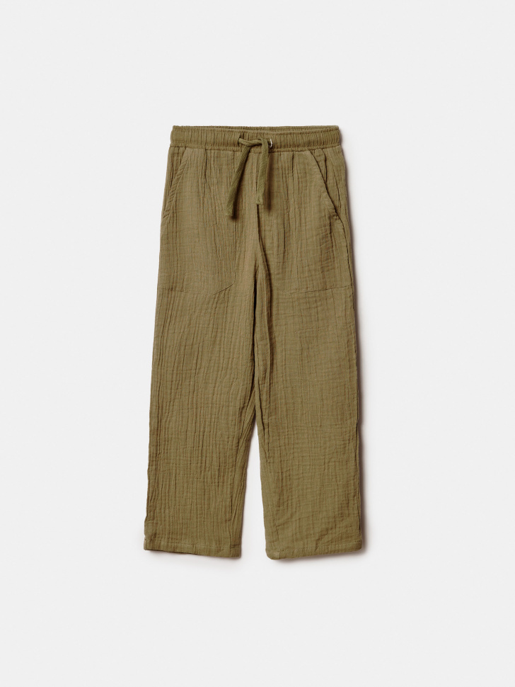 Брюки SELA для мальчиков, хаки, арт. 52114