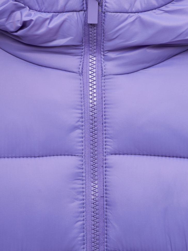 пальто для девочек (фиолетовый, 152) sela 4680129912260 - фото 3