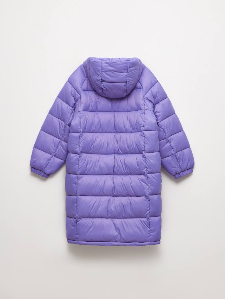 пальто для девочек (фиолетовый, 152) sela 4680129912260 - фото 4