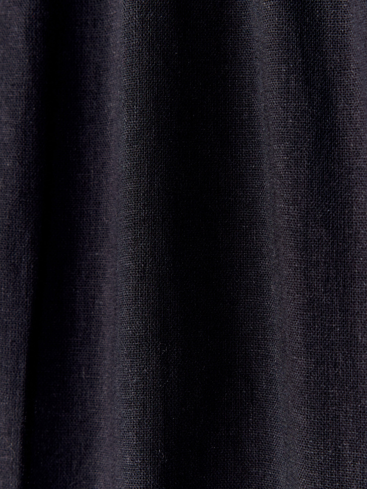 брюки из смесового льна и вискозы из россии вид сбоку