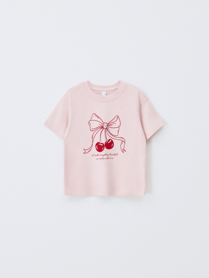 

Футболка с принтом для девочек