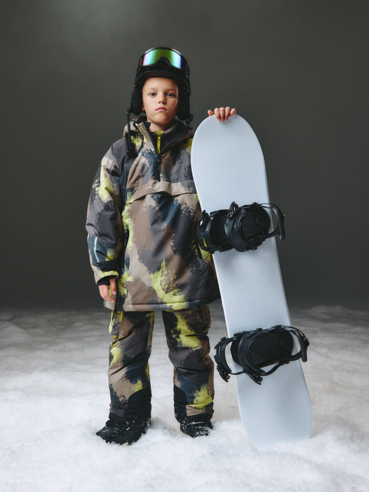 горнолыжные брюки из технологичной мембранной ткани drytex® детские от бренда sela вид слева