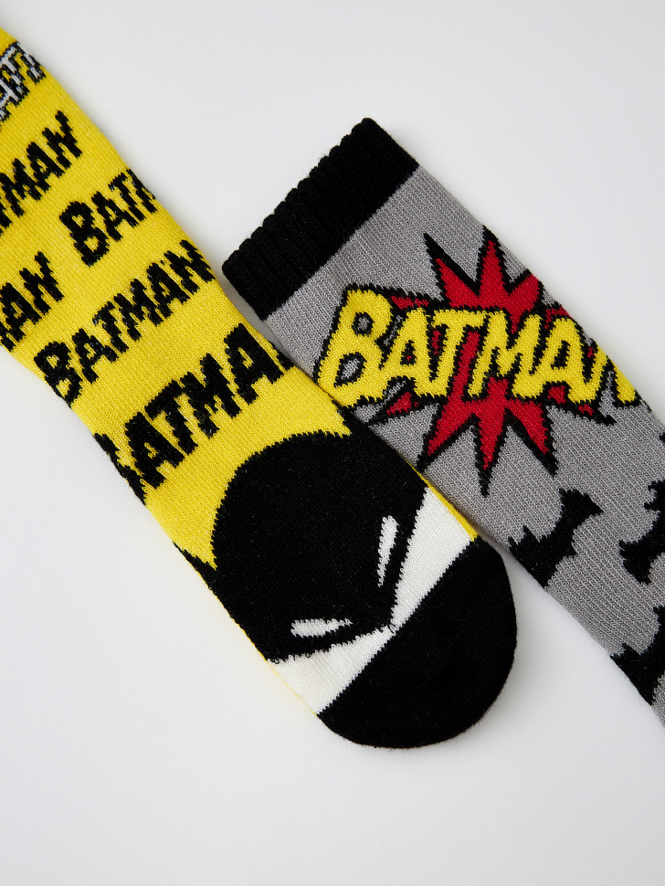 Набор из 2 пар носков с принтом Batman для мальчиков (принт, 16-18)