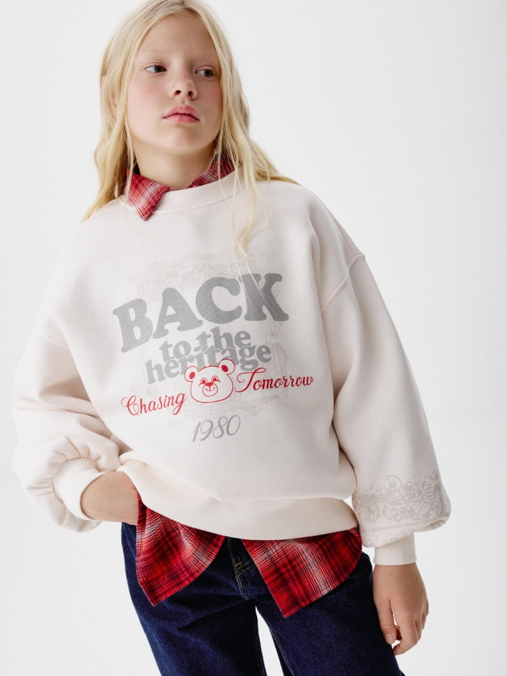 

Свитшот с принтом детский, SL5810050403