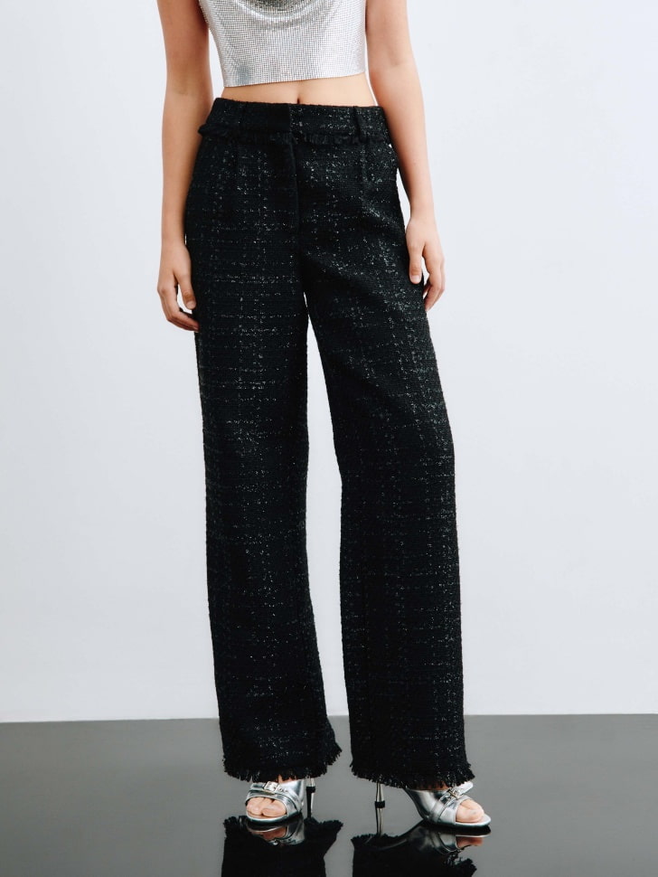 твидовые брюки из линейки sela young 4610517284952 по акции