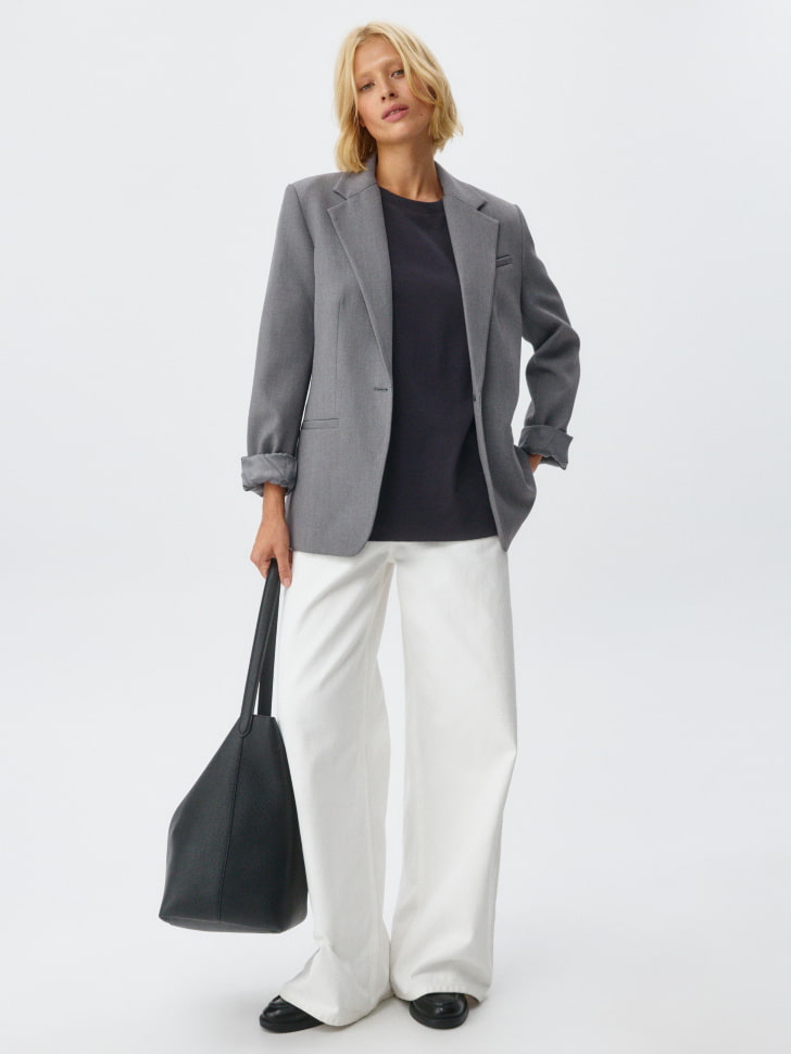 Базовая футболка ALBA oversize fit. Фото №2