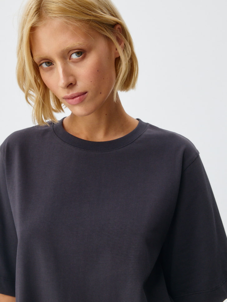 Базовая футболка ALBA oversize fit. Фото №4