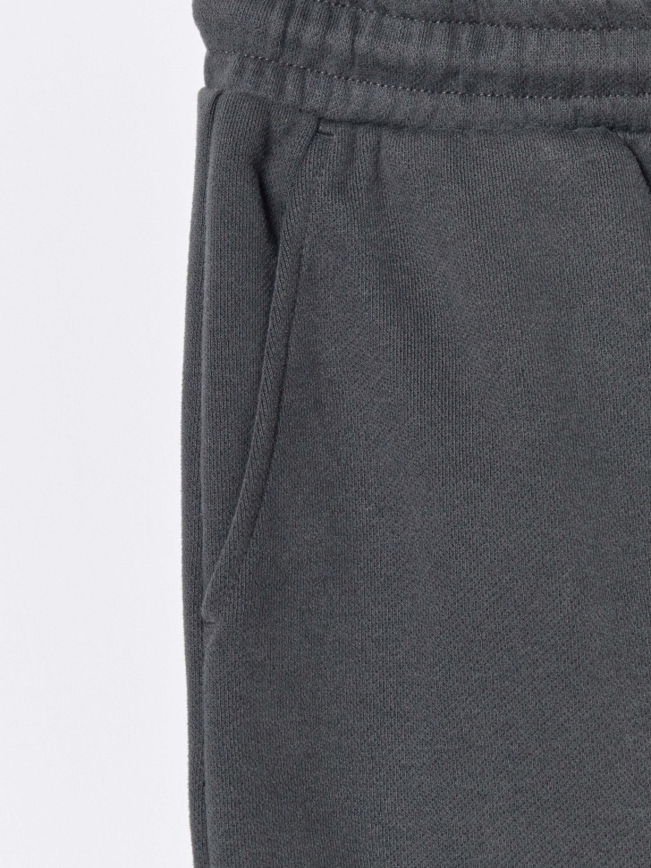 трикотажные широкие брюки для девочек из россии вид сбоку