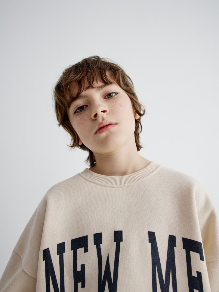 свитшот с принтом для мальчиков 4610517155313 в интернет магазине