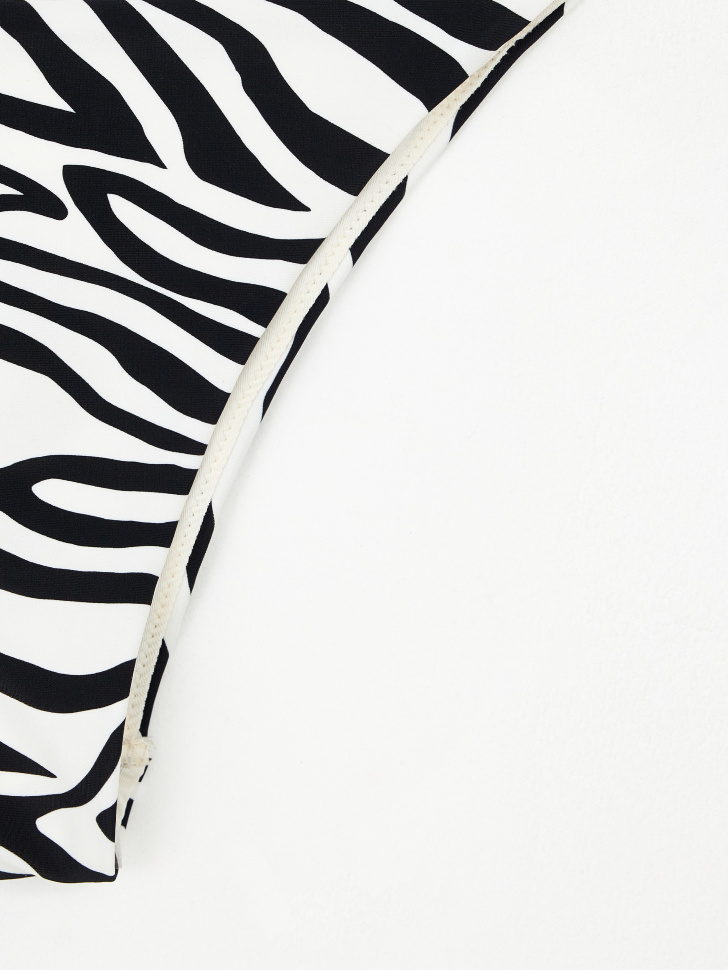 Плавки бикини бразилиана с анималистичным принтом