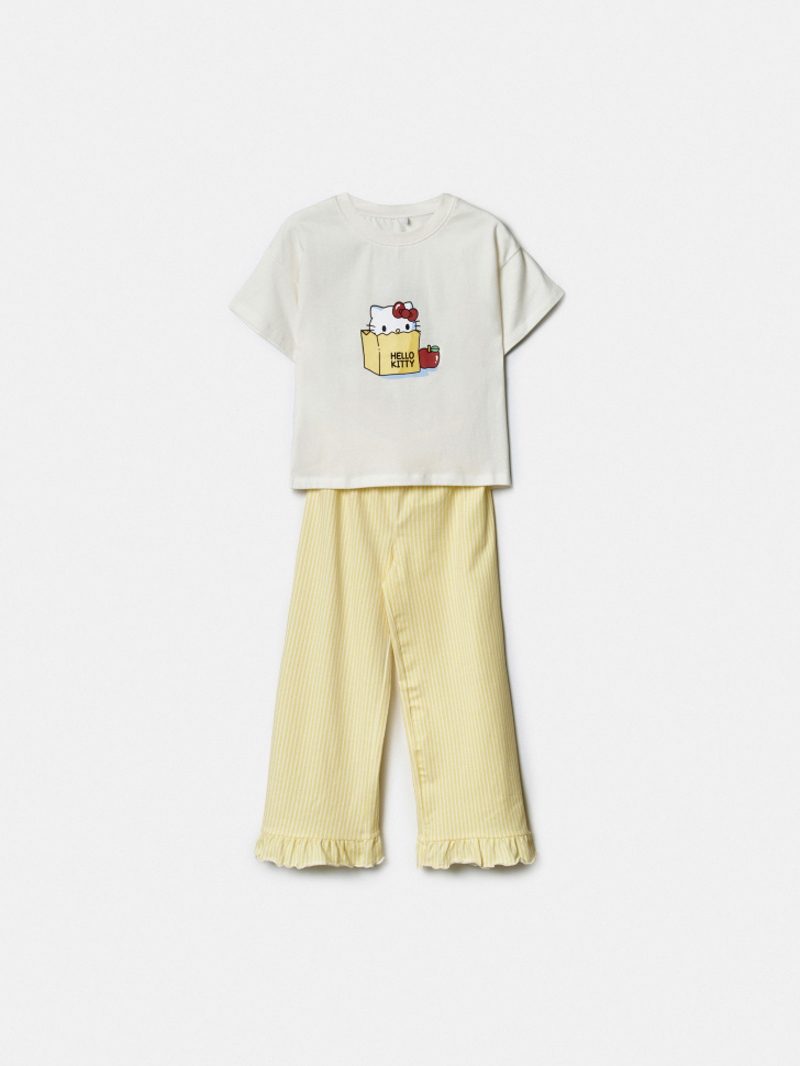 Пижама для девочек Sela Hello Kitty, разноцветный, арт. 43942