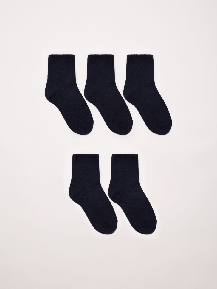 Набор из 5 пар носков для мальчиков (синий, 20-22)