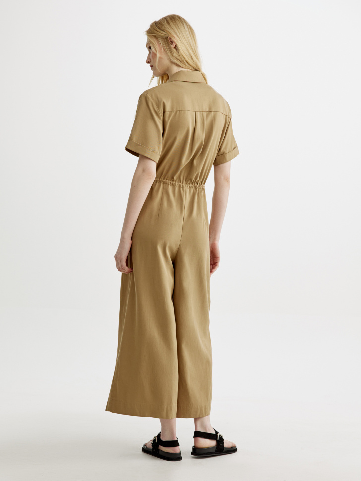 комбинезон из смесового тенселя и хлопка из россии вид сбоку