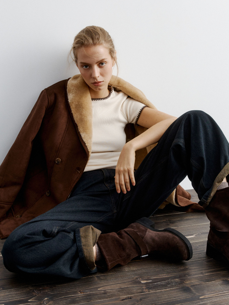 

Облегающая футболка с контрастной окантовкой, SL5811010213