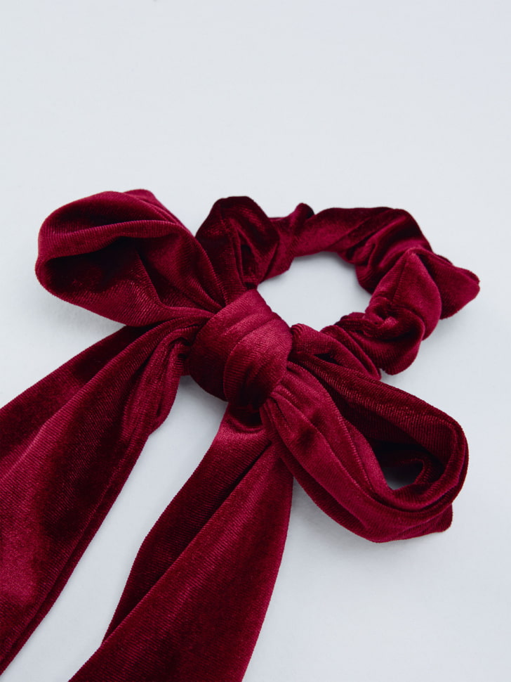 бархатная резинка для волос для девочек 4610517071835 по акции